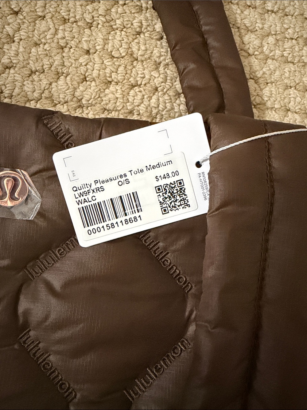lululemon athletica Quilty Pleasures Tote Jacket - Brown - Picture 3 of 5